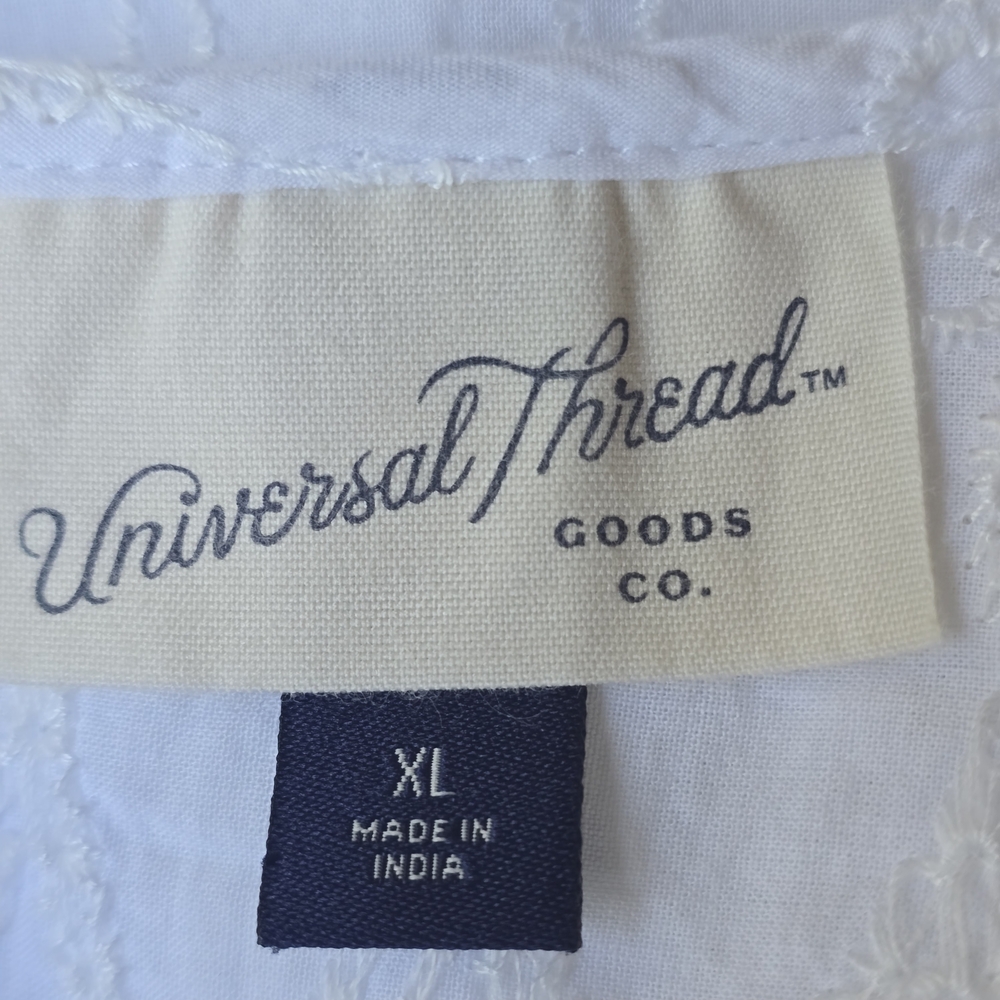 Universal Thread White Ruffle Blouse - image 5